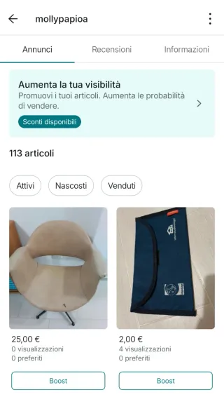 Sedia/Poltrona beige vintage