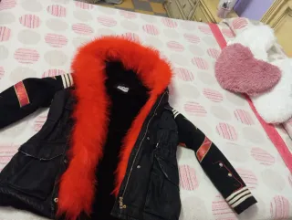 Chaqueta Zac & Zoe Negra con Rojo Talla XL