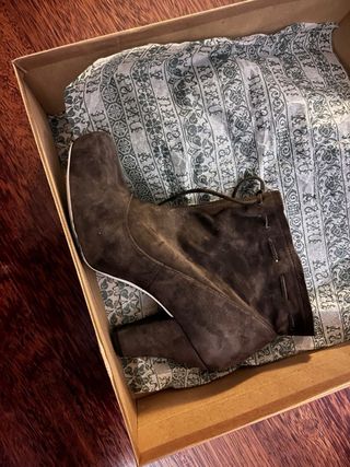 Botines ante marrón