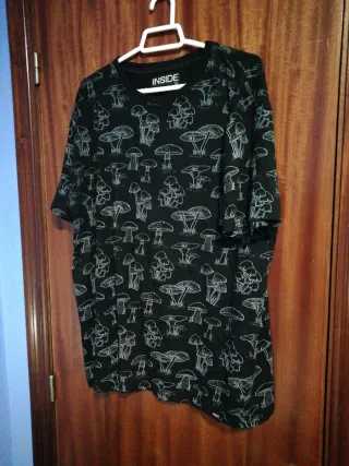 Camiseta Inside XL Estampado Hongos