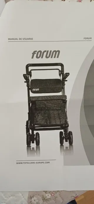 Andador Carro Plegable con Asiento