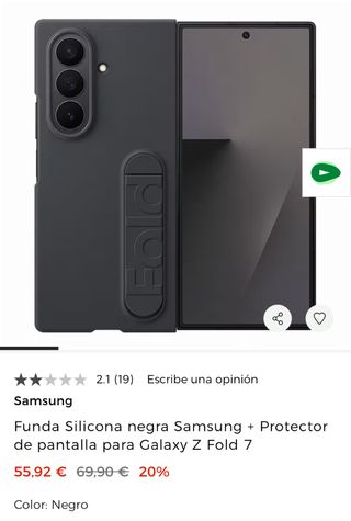Custodia Samsung Galaxy Z Fold 7 Nera