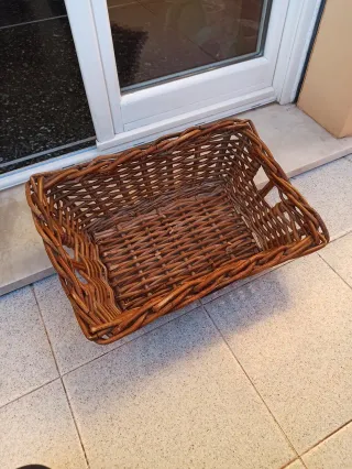 2 Ceste in vimini rettangolari