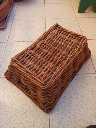 2 Ceste in vimini rettangolari