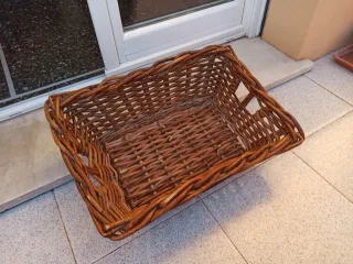 2 Ceste in vimini rettangolari