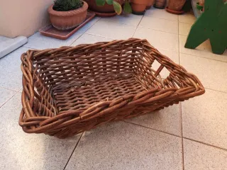 2 Ceste in vimini rettangolari