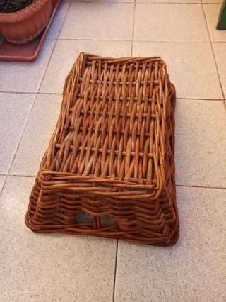 2 Ceste in vimini rettangolari