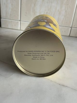 Lata M&Ms Amarela Yellow Mars