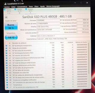 Disco Duro Externo SSD SanDisk 480GB SATA 2.5"