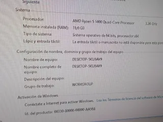 PC Gaming Ryzen 5 SSD
