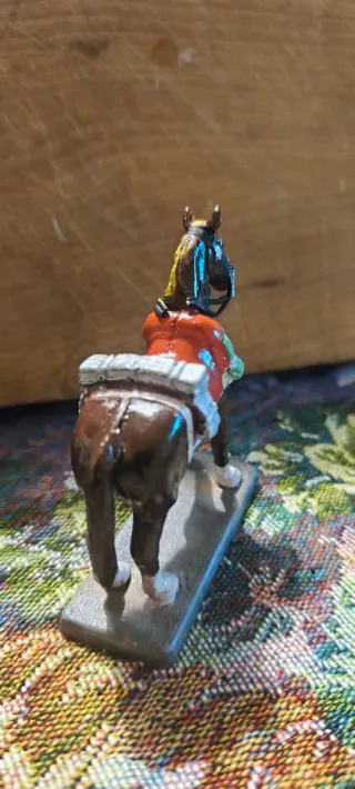 Miniatura Cavallo Di Metallo Cuirassier Prussia 18