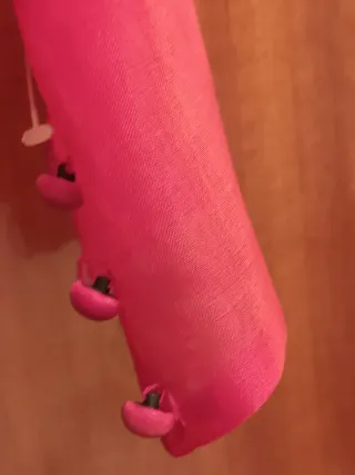 Chaqueta fiesta transparente roja