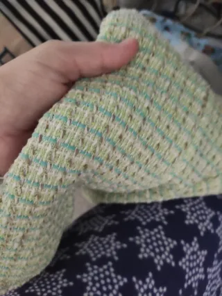 Falda pantalón zara  verde y multicolor