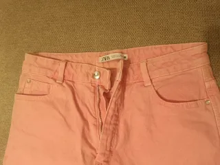 Pantalones Zara Rosa Talla M/38
