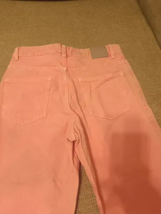 Pantalones Zara Rosa Talla M/38