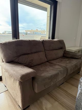Sofá gris 3 plazas