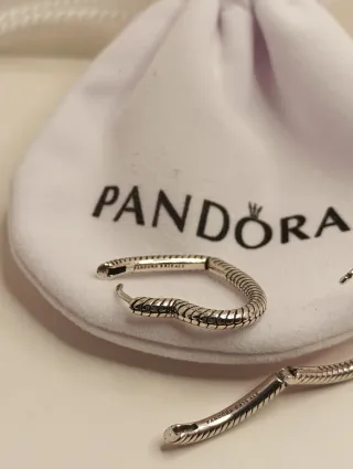 Pendientes Corazón Pandora Plata