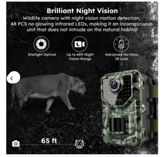 Cámara Vigilancia Caza 32GB + Pilas