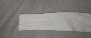 Crop top blanco Bershka