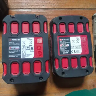 Taladro Parkside con 2 baterías