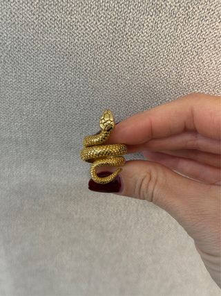 Anillo Serpiente Dorado