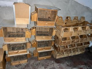 Jaulas perdiz con reclamo, puestos portátiles