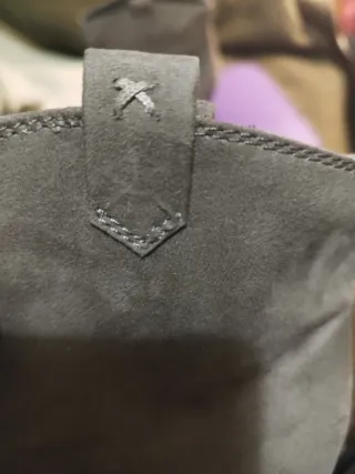 Botines grises de cuña color Topo Invierno