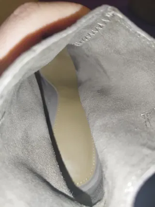 Botines grises de cuña color Topo Invierno