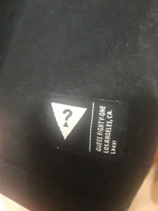 Camiseta Guess Negra Talla XXL