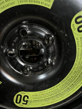 Llanta de emergencia Audi buje 66,5 5x112