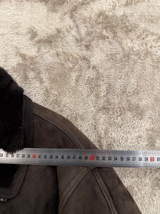 Montone shearling uomo L marrone