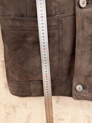 Montone shearling uomo L marrone