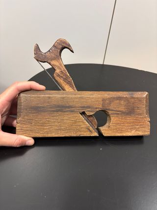 Cepillo carpintero moldura antiguo