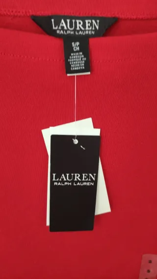 Blusa Roja Lauren Ralph Lauren Talla S