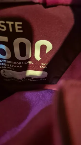 Cazadora nieve Wedze rosa y morada