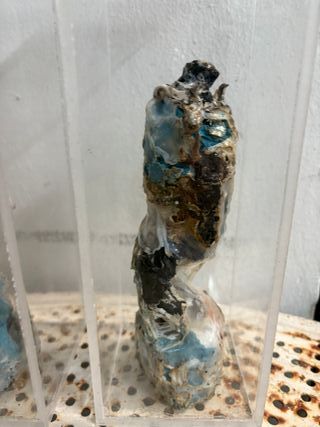 Coppia sculture in plastica