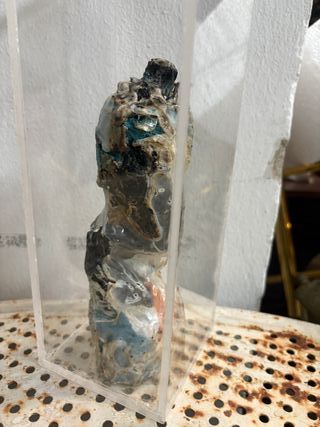 Coppia sculture in plastica