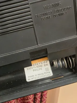 Radio Philips D2615 Portátil