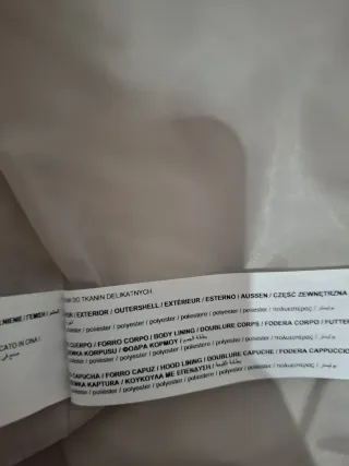 Chaleco acolchado, El Corte Inglés talla S