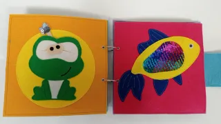 Libro sensorial de fieltro
