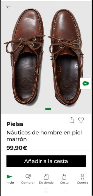 Náuticos Pielsa Piel Marrón nuevos.