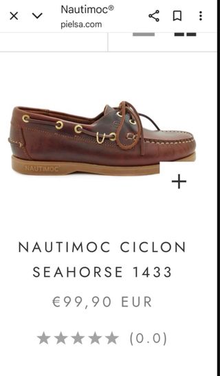 Náuticos Pielsa Piel Marrón nuevos.