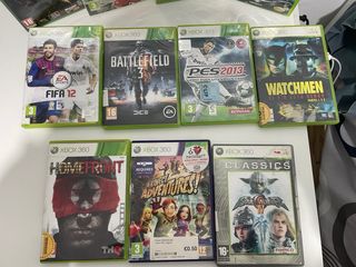 Xbox 360 Slim + 2 mandos + juegos