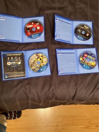 Pack 4 Videojuegos PS4: NBA 2K17, Call of Duty WWI