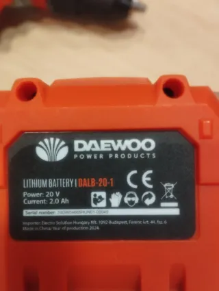 Taladro Atornillador Daewoo Batería de 20 V