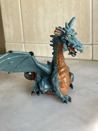 Figura Dragão  Fantasy Dragon Papo 2005 Vintage