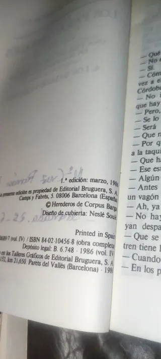 Los pasos contados 1, 2 y 4