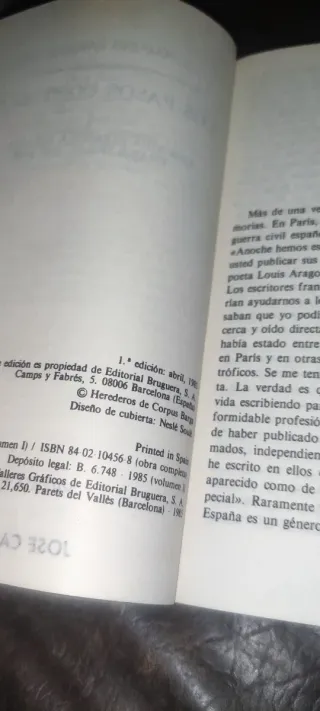 Los pasos contados 1, 2 y 4
