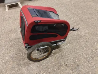 Carrito para bicicleta de mascotas