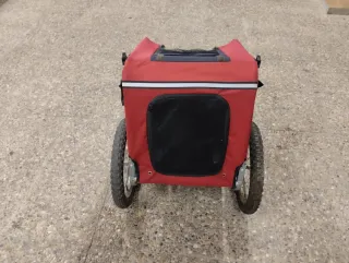 Carrito para bicicleta de mascotas